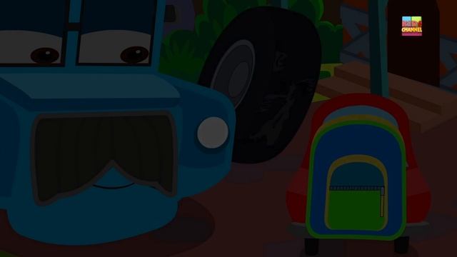 Wee Willie Winkie | Little Red Car | Songs For Kids смотреть онлайн