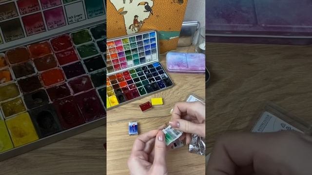 ASMR watercolor Конфетки #watercolor #рисование смотреть онлайн