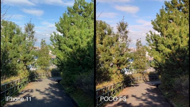 POCO F3 vs iPhone 11 4K Video Camera Test смотреть онлайн