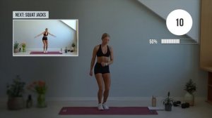 30 MIN KILLER TABATA HIIT Cardio Home Workout - No Equipment (with warm up + cool down)