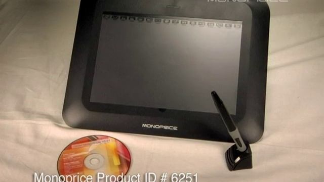 How to draw great image with Monoprice Professional Graphic Tablet смотреть онлайн