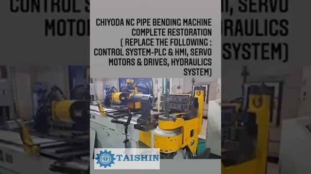 Chiyoda Pipe Bending Machine Complete Restoration | Machine Rehabilitation - Tenshi Technology смотреть онлайн