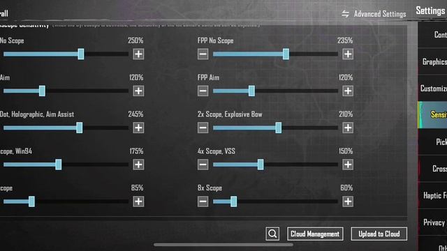 Iphone Xs Max New Gyro Sensitivity For Zero Recoil Controling All Scope Pubg Mobile #xsmax #xsmax