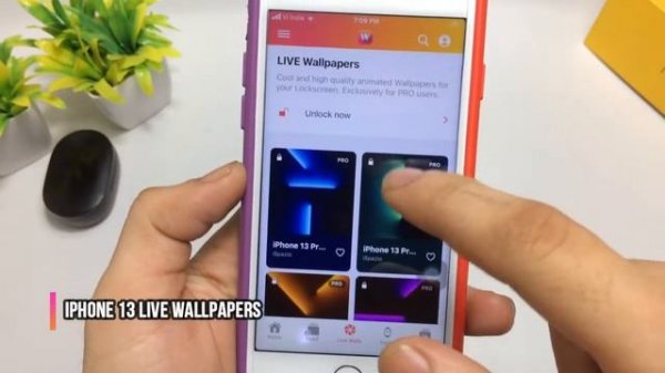 Get iPhone 13 Dark Mode Live Wallpapers in any iPhone.