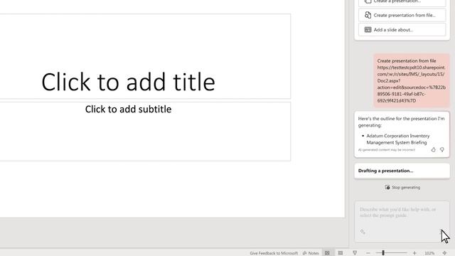 Copilot in PowerPoint | Quickly generate ideas смотреть онлайн