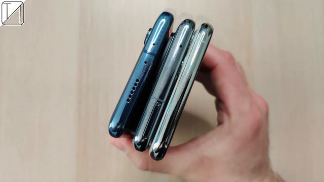 Xiaomi Mi 10 Pro vs Samsung S20 Ultra vs iPhone 11 Pro Max Design & Build Comparison смотреть онлайн