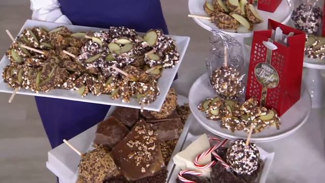 Mrs. Prindables 10 Individual Size Apples with Holiday Gift Bags on QVC смотреть онлайн