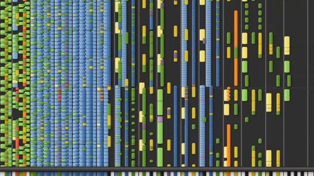 Synthesia 1,000,000 Note Remix's - Bad Apple 1,000,000 Notes смотреть онлайн