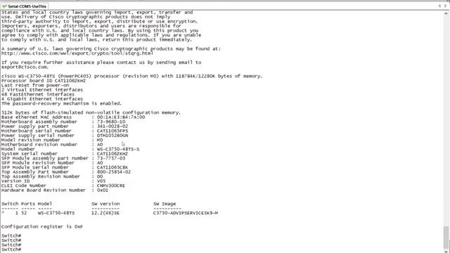 Cisco Switch Stacking version mismatch смотреть онлайн