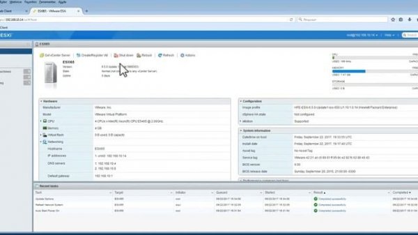 vSphere 6.5 - How to install and configure VMware ESXi 6.5