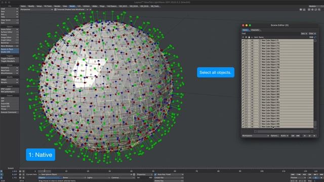 LightWave 3d: Instances and Objects into Modeler смотреть онлайн