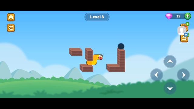 Hungry Worm 🐛 Very Hard Puzzle Android Game Gameplay # Level 8 смотреть онлайн