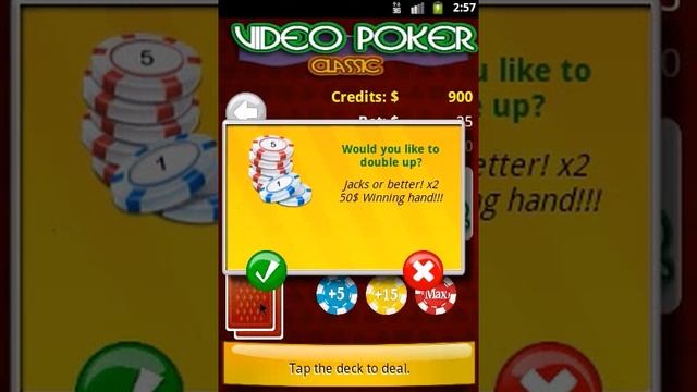 Video Poker Classic [android] смотреть онлайн