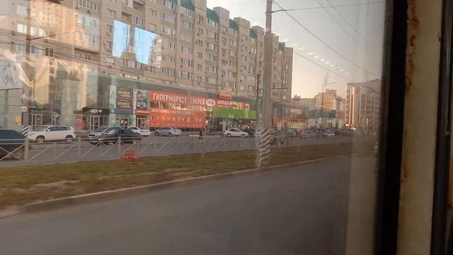 Поездка на троллейбусе Тролза-5265.00 "Мегаполис" 1366 по маршруту 109. Город Энгельс смотреть онлайн