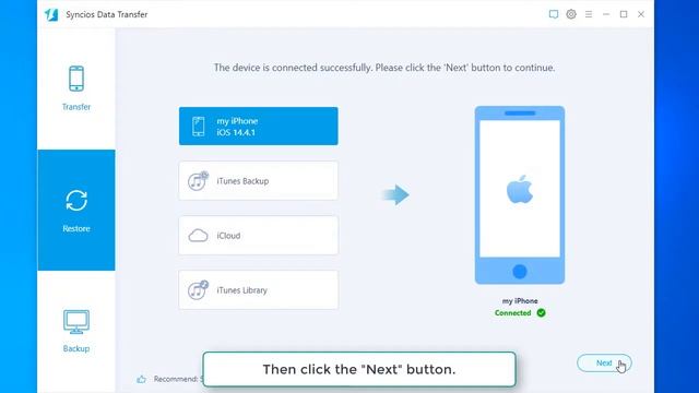 Restore iPhone Data from Computer смотреть онлайн