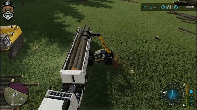 TRANSPORTE DE MADEIRAS | Farming Simulator 22 | Green Valley Nebraska - Episódio 06 смотреть онлайн