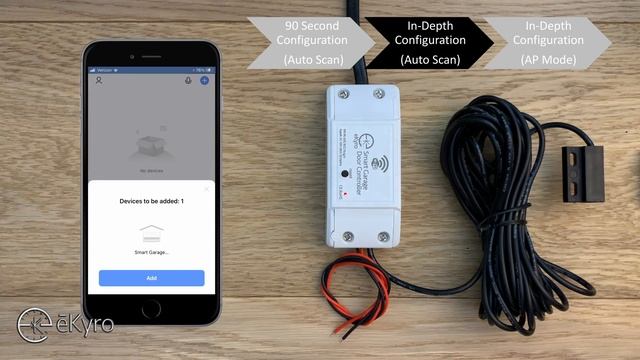 eKyro | Step 2 - Configure with Smart Life - Smart Garage Door Opener Controller смотреть онлайн