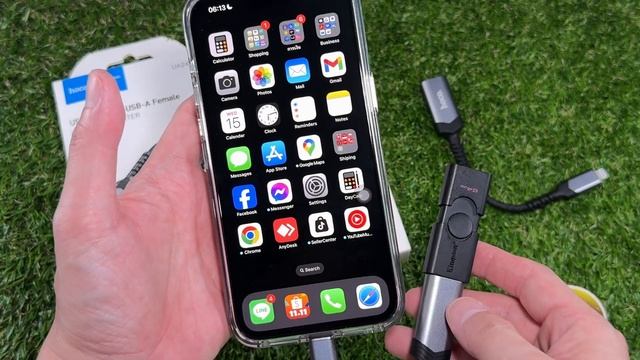 Hoco UA24  OTG TC,iP (Otg สำหรับโทรศัพท์มือถือ)#hoco #iphone15 #iphone