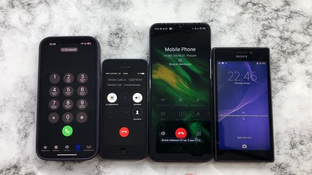 Mobile Calls iPhone 14 Pro, iPhone 5 vs Infinix X689F, Sony D2302/ Android vs iOS смотреть онлайн