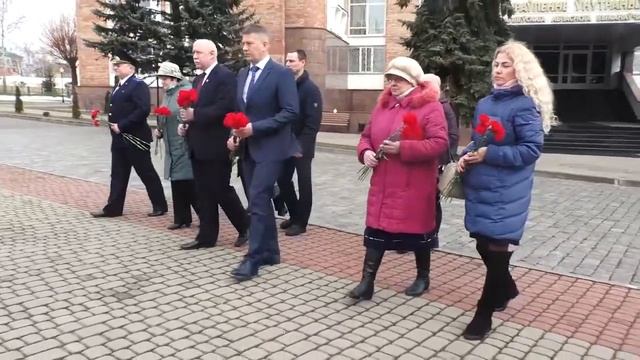 Встреча с семьями погибших сотрудников. УВД Могилев