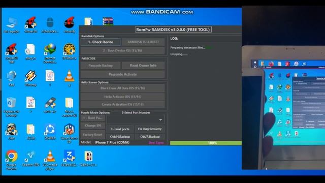 Bypass iphone Free 7 plus Full señal ROMFW RAMDISK V3 смотреть онлайн