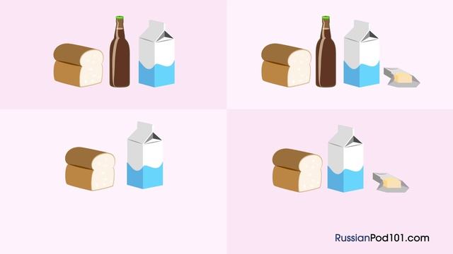 Learn Russian - Russian Listening Comprehension - Getting Some Groceries In Russia