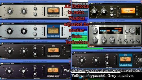 1176 Compressor Plugin Comparison