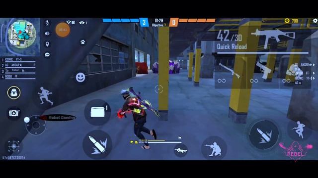 Iconic And Me Vs 4 Noob | Mast Game play | Enjoy this video || Garena Free fire || Rebel_Gaming || смотреть онлайн