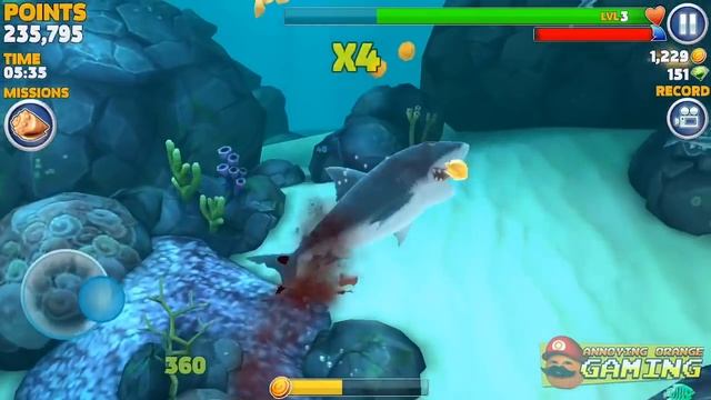 Midget Apple Plays - Hungry Shark Evolution #3: The Great White Hype! смотреть онлайн