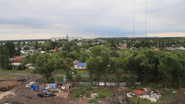 Вид на Пески со строительного крана 2 смотреть онлайн