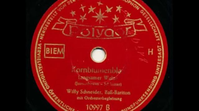 Schneider, Willy / Orchesterbegleitung - Kornblumenblau смотреть онлайн