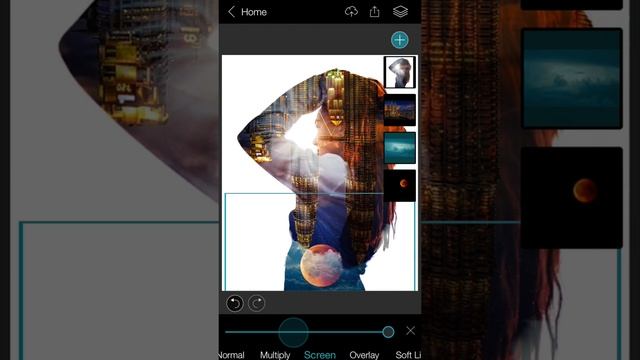 Create amazing double exposure effects using PhotoLeaf Photo Editor for iPhone смотреть онлайн