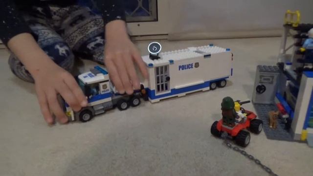 Lego City Police Mobile Command Center 60139 Time Lapse and play 레고시티 이동식 지휘본부 조립과정 놀이 смотреть онлайн