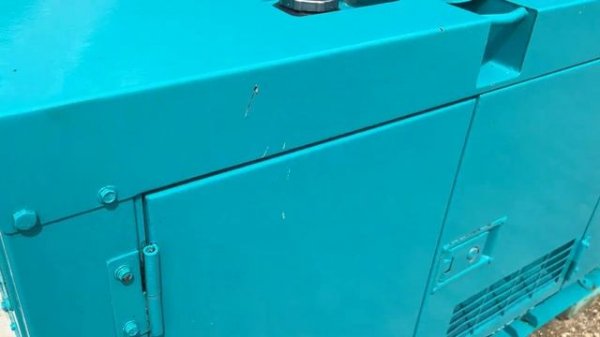 Denyo DCA-25 ESK - DA silenced Generator set cold start and brief run