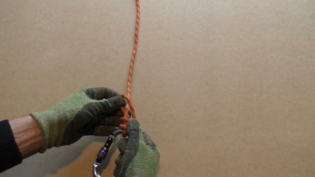 BUNTLINE Hitch, a termination knot to attach a carabiner смотреть онлайн