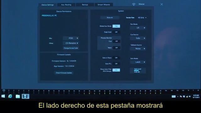 PreSonus UC Surface 1 3 Configuración básica - Subt en Español (p1) смотреть онлайн