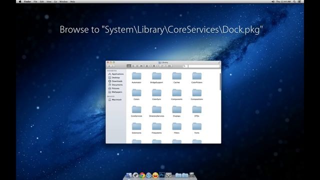 How to change the Dashboard Background in OS X 10.9 Mavericks смотреть онлайн
