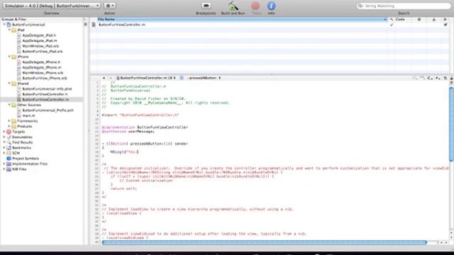 iOS Development Course Fall 2010 Lecture 03 - Univeral App Outlets and Actions смотреть онлайн