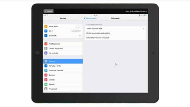 Como Bloquear Contenido Adulto en iOS | iPad Fácil смотреть онлайн