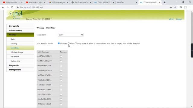 How to add strong security with Mac Filter on PTCL/Other Router. смотреть онлайн