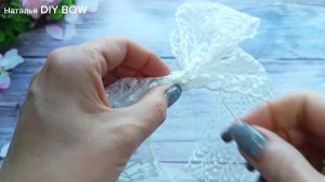 ТАКИЕ Вы ТОЧНО Ещё Не ДЕЛАЛИ/ Большой бант с кружевом.