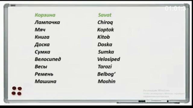 РУС ТИЛИДА СУЗЛАШУВДА ЭНГ КУП ИШЛАТИЛАДИГАН СӮЗЛАР (ибора, жумла, луғат) || Русча узбекча луғат