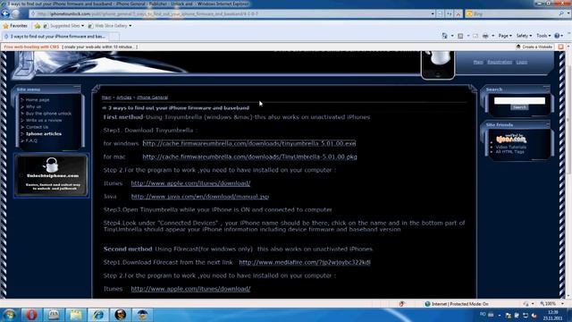 3 ways to find out your iPhone firmware and baseband.mpg смотреть онлайн