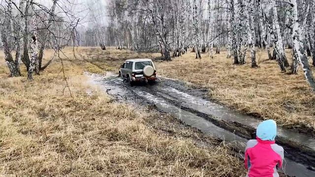 УТОНУЛ Mitsubishi Pajero - по колено в воде! Оффроуд Технолог смотреть онлайн