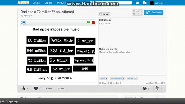 All bad apple black on scratch смотреть онлайн