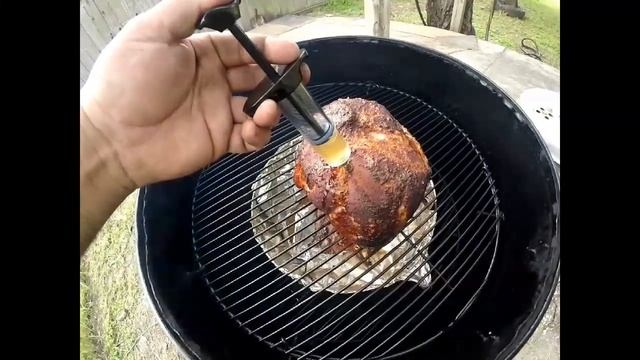 smoked holiday ham injected with apple juice. смотреть онлайн