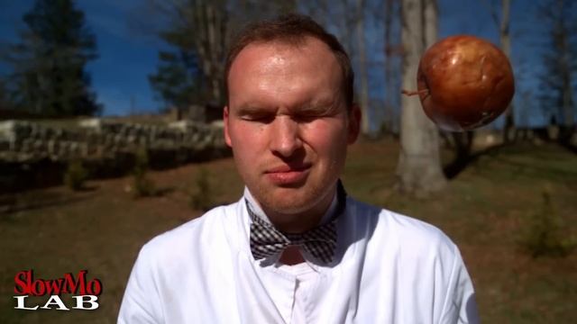 Rotten Apple Challenge (in Super Slow Mo)!