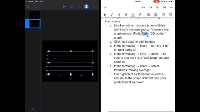 Graphing In Keynote For Graphing Atmospheric Data Assignment смотреть онлайн
