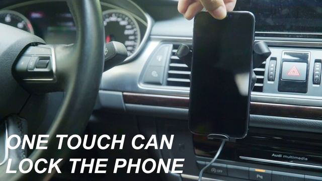 Car Phone Holder- QI Wireless Fast Charger for iPhone8 X Samsum S9 смотреть онлайн