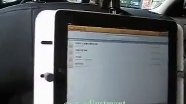 Car seat neck Holder Mount for Apple iPad and backseat passengers смотреть онлайн